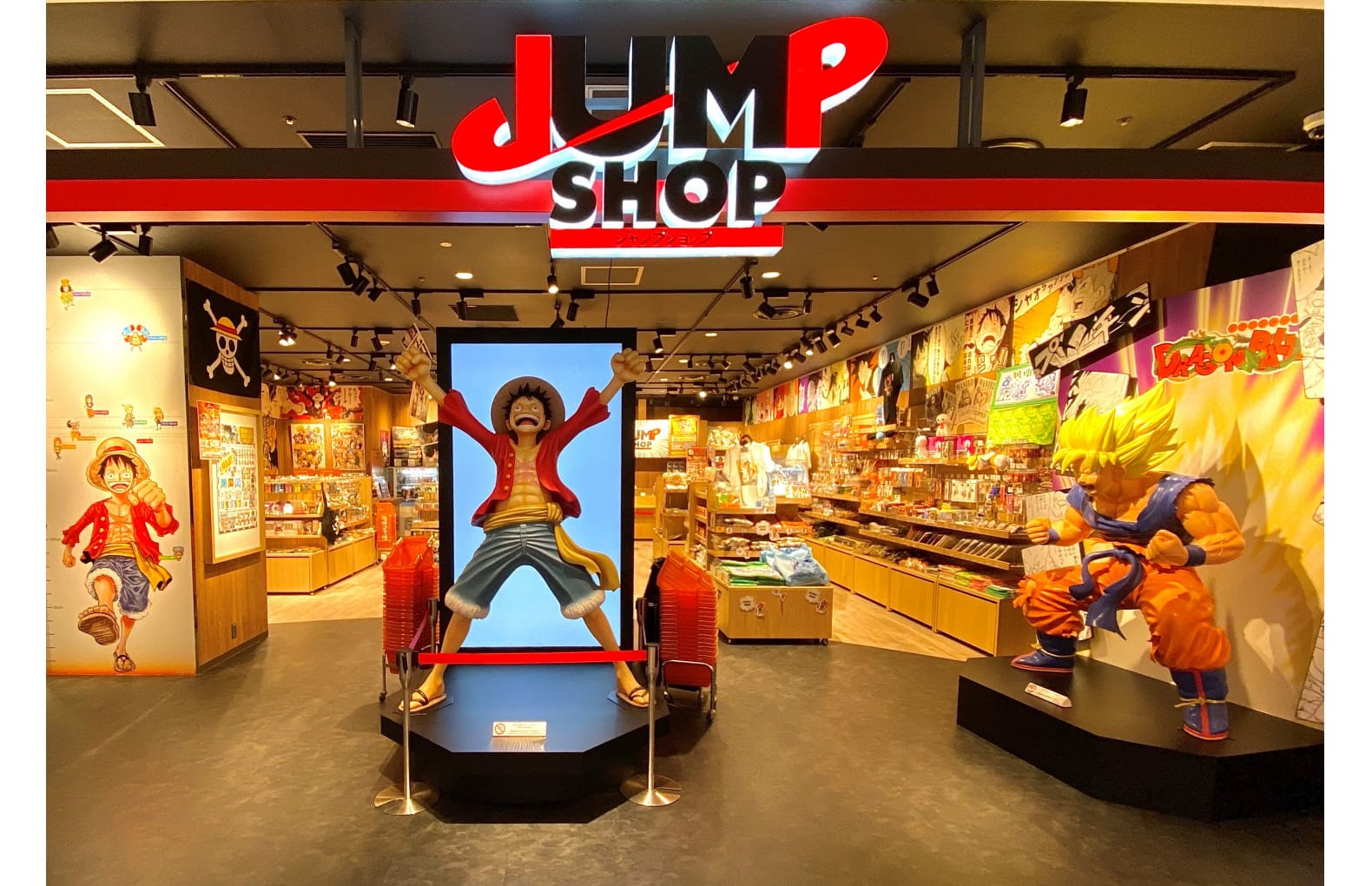 JUMP SHOP — Shibuya PARCO (CYBERSPACE SHIBUYA) — One Piece official shop in Tokyo