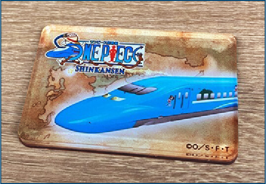 ONE PIECE Shinkansen Panel Magnet “Setouchi Blue Train”
