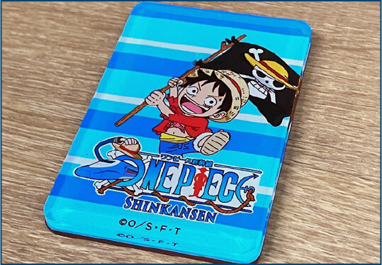 ONE PIECE Shinkansen Panel Magnet “Luffy”