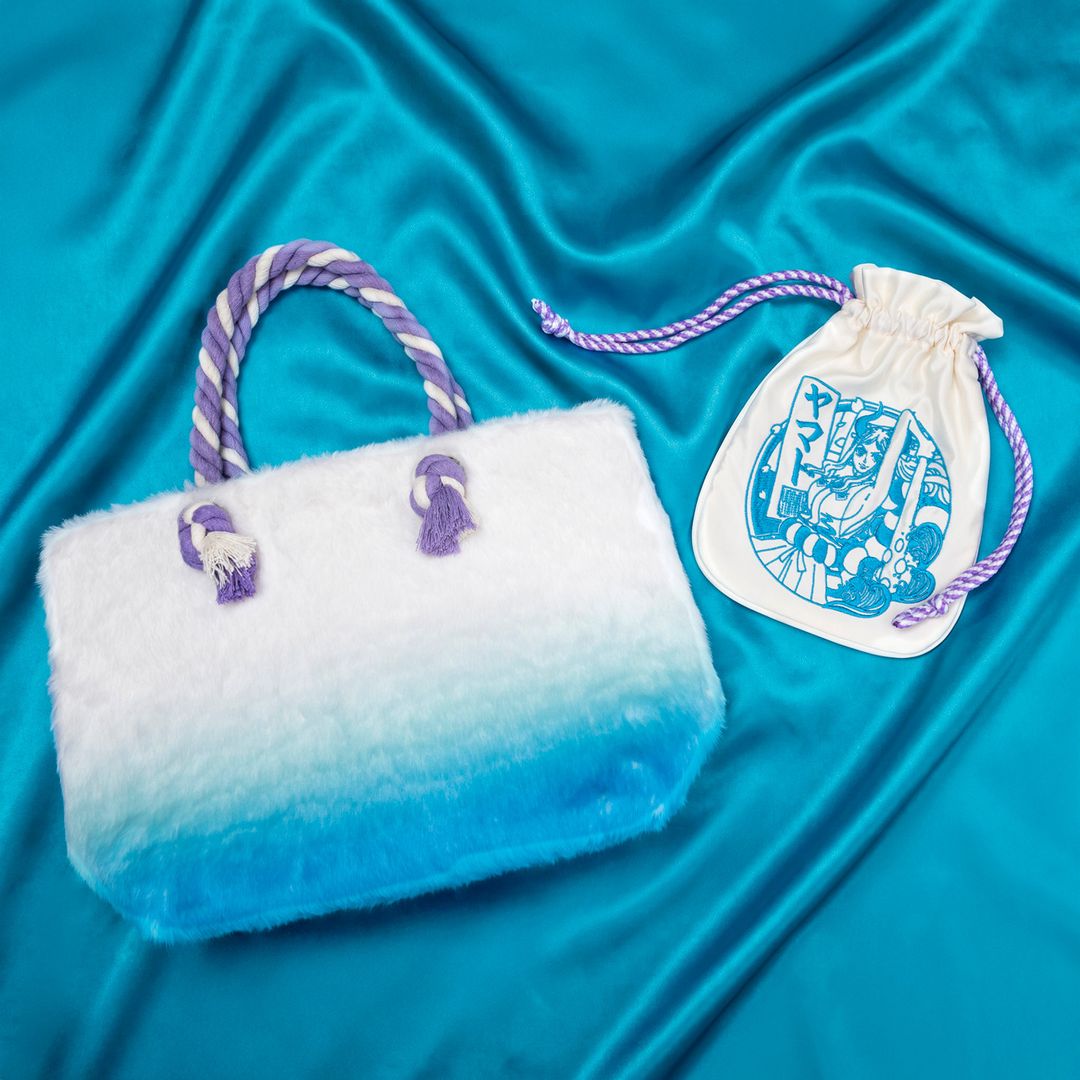 November preview: Yamato's rope tote bag and embroidered drawstring pouch.